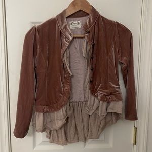 Joyfolie velvet jacket